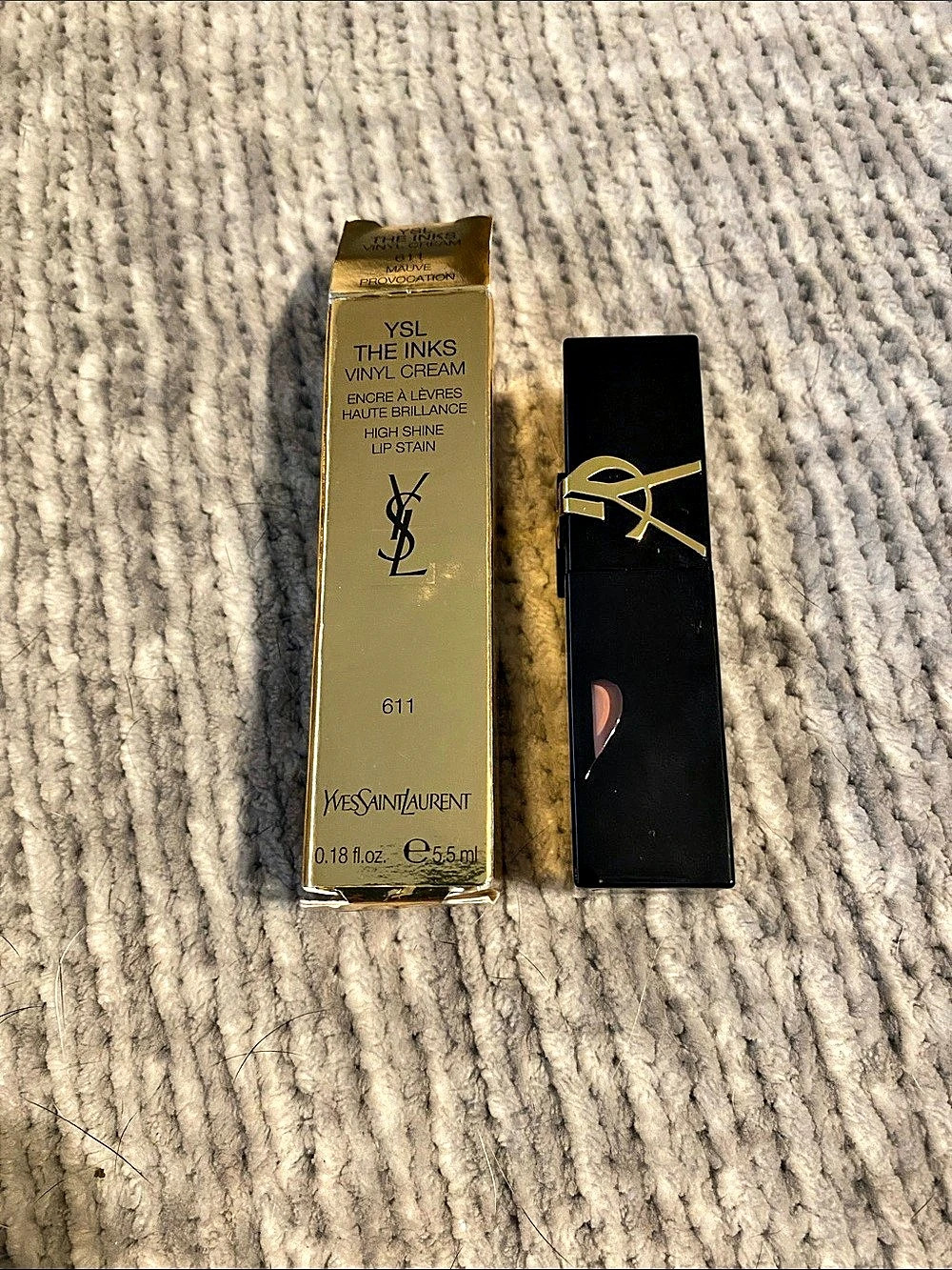 Yves Saint Laurent The Inks Vinyl Cream Lipstick 611 Mauve Provocation Lipstick